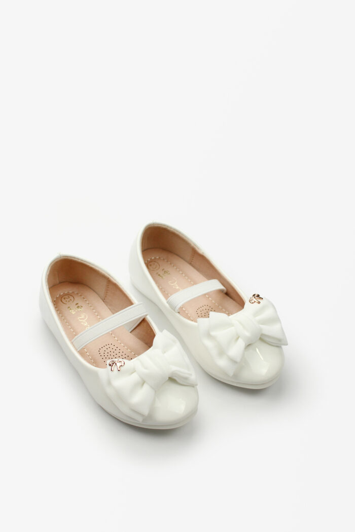 BALLET FLATS WITH PATENT LEATHER - Moracles